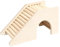 ＡＷＨＡＯ Hamster Climbing Toys Hut Wooden Hideout Tunnel House Cage Accessories Bridge for Rats Gerbils Small Pets, Ladder