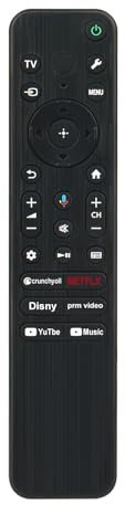RMF-TX811U Replace Voice Remote Control fit for Sony 4K Ultra HD TV X77L Series LED Smart Google TV KD65X77L KD55X77L KD50X77L KD43X77L KD75X77L KD85X77L KD-65X77CL KD-75X77CL