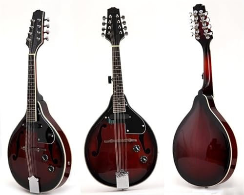 Instrumento De Cuerda Instrumento Musical Profesional Mandolina De Ocho Cuerdas Mandolina Eléctrica Guitarra Mandolina Exquisita(A)