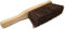 Easy Shopping® Heavy Duty Metal Dustpan with Handle Industrial Design Large Black Hooded Metal Dustpan Cleaning Scoop Also Suitable for Fireplace, Homes, Log Burners, stoves. (Hard Brush Only)