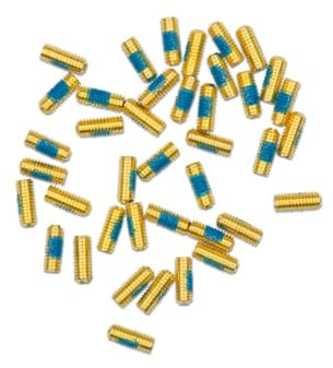 Crankbrothers Stamp/Mallet/5050/Double Shot 3 Pin Kit, 8mm (VE/40), Gold, 16785CB