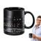 Reusable Camera Lens Coffee Mug, 350 ml Photography Funny Mug, 3.74 x 3.15 Inches Collectible Photographer Cup Souvenir, Hot and Cold Drink Flask for Coffee, Tea, Juice and Milk