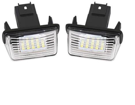 Auto License Plate Lamp Kit, BTFWM License Number Plate Light, for Citroen, C3 C4 C5 BERLINGO Saxo Xsara Picasso License Plate Light