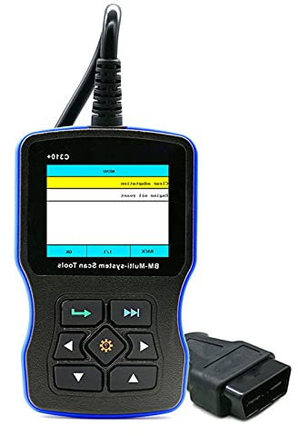 Tbest Schöpfer C310 Airbag ABS SRS Diagnosewerkzeug Professionelle Automobilcode -Leser -Motoröl -Reset -Scanner für Serie 1 2 3 4 5 6 7 X Z Mini Schwarz