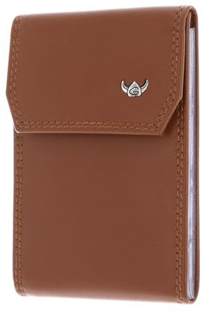 Golden Head Leder Polo RFID Protect Kartenetui 4425 Cognac braun