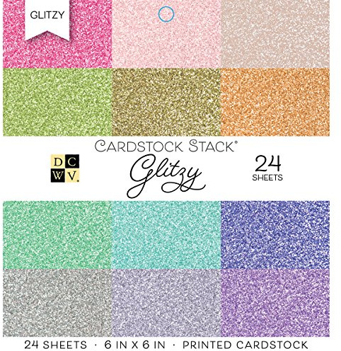 American Crafts PS-005-00568 DCWW Cardstock Stack, Multi-Colour, 6 x 6-Inch