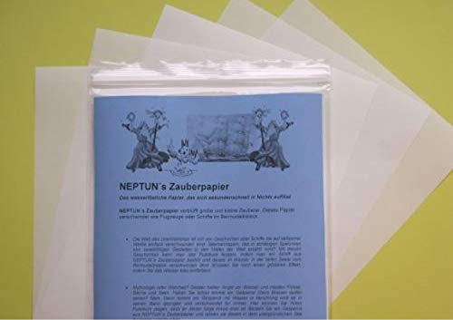 NEPTUN Zauberpapier, weiß, DIN A4, 15 Bögen