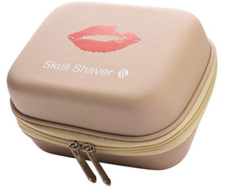 Skull Shaver Reise Etui für Rotationsrasierer Pitbull und Butterfly (Beige) | Für Rasierer der Butterfly- und Pitbull-Serie, Kompakt und Robust