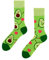 Dedoles Socken Unisex Damen Herren & Kinder Baumwolle viele lustige Designs 1 Paar Geschenk links rechts verschieden, Farbe Grün, Motiv Avocado-Liebe, Gr. 35-38