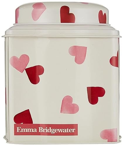 Bridgewater Emma Hearts Wavy Dome Lid Caddy 105 x 105 x 110 mm