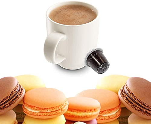 KICKKICK 50 Café Avellana Cápsulas Compatibles Nespresso Made IN Italy Bebida Caliente con Café y Aroma de Avellana Compatibles con Cafetera Nespresso