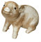 Cepewa Spardose Sparschwein Ferkel Glücksschwein Champagner Farben 20 x 18 x 10 cm