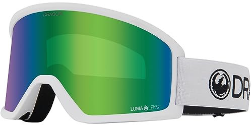 Dragon Unisex Adult Prescription Frames DX3 OTG - White/Llgreenion with Lumalens Green Ion Lens