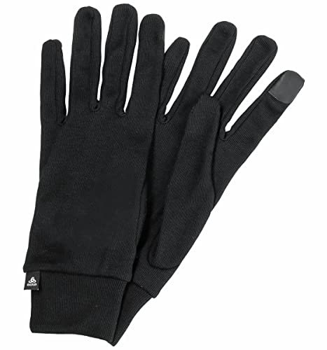 Odlo Unisex Active Warm Eco E-Tip Handschuh, Black, XL