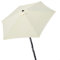 AKTIVE 61123 - Sombrilla jardín y terraza exterior hexagonal antiviento / Altura 2,5m / Estructura de aluminio, fácil de plegar e instalar / Protección UV50 / Sombrillas terraza, parasol jardín