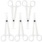 MAGICLULU 5st Nasenpiercing Klemme Nasenscheidenzange Body-piercing-set Piercing-kit Piercing-pinzetten Tattoo Piercing Zubehör Diagonale Zangen Piercingzangen Weiß Schlüssel Zähnung