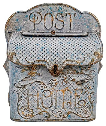 All Chic Boîte aux Lettres Murale pour l'extérieur en métal Vieilli Chic Vintage