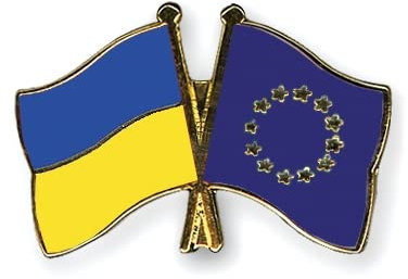Ukraine-Europa Freundschafts Pin Flaggen Pin Freundschaftspin Anstecker Flaggenpin