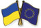 Ukraine-Europa Freundschafts Pin Flaggen Pin Freundschaftspin Anstecker Flaggenpin