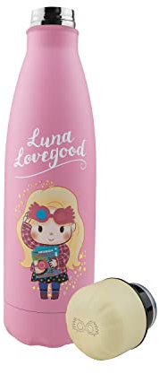 Cinereplicas Harry Potter - Isolierte 500ml Edelstahl Wasserflasche Luna Lovegood - Offizielle Lizenz