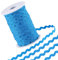 GORGECRAFT 50m Rick-Rack-Besatz 5mm Breit Blaue Welle Gebogene Fransenbesatz Gewebtes Geflochtenes Gurtband Stoffkanten-Spitzenband Für Heimwerker Nähen Kleid Kleidung Verschönerung Party-Dekoration