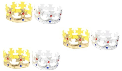 Gadpiparty 6 Stk Krone Für Jungen Goldener Hut Partyhüte Für Kinder Spielzeug Für Jungen Prinz Kostümzubehör König Für Jungs Junge Spielzeug Kostümhut Baby Tuch Kuchen Abschlussball