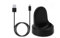 Caricabatterie compatibile con Samsung Gear S3/S2, caricatore dock con cavo di ricarica USB, colore: Nero