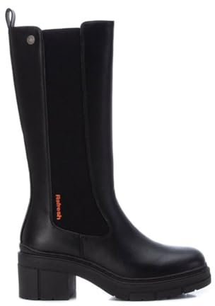 REFRESH - Stivali Shelsea Donna Nero - Calzature comode e versatili - Moda casual - Modello 17099501 (taglia 35), Nero 42, 35 EU