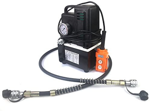 Pompa idraulica elettrica 3L, unità idraulica 1200W 70Mpa 3700 giri/min, con telecomando elettromagnetico, protezione automatica per taglio, perforazione, piegatura, sollevamento