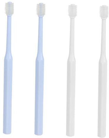 Angoily 8stücke Haustier Zahnbürste Für Orale Reinigung Von Haustieren Handheld Zahnbürste Aus Hochwertigem Rutschfester Griff Einfache Anwendung Für Hunde Und Katzen