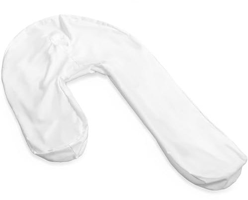 DMI Schutzkissenbezug für das Seitenschläferkissen, verlängert die Lebensdauer des Kissens, schützt vor Feuchtigkeit und Flecken, Reißverschluss und Druckknopf, FSA- und HSA-berechtigt, Weiß