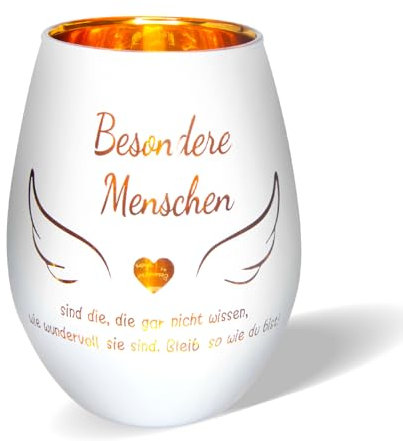 Belillpipi Geschenke für Frauen, Windlicht aus Glas für Lehrerin, Teelichthalter mit Gravur Dankeschön Geschenke für Kollegen Studenten Weihnachten Geburtstag