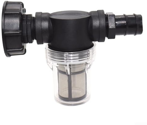 IBC Regenfilteranschluss mit abnehmbarem Filterkorb, sorgt für saubere Regenwassersammlung (32 mm)