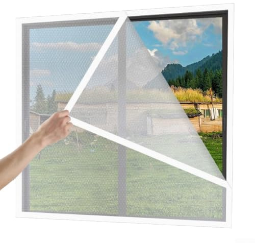 HpLive Fenster Isolierfolie,Fensterfolie, Kälteschutz Fensterisolierung Schutz 4mm Dicke Luftpolsterfolie, Wärmedämmung, Staubschutz, für Küche, Schlafzimmer, Wohnzimmer(100 * 100cm)