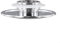 ComfyHarbor Tapón de desagüe cromado de 66 mm para lavabo con botón de clic Clack, tapón de desagüe de repuesto, tapa de desagüe para lavabo