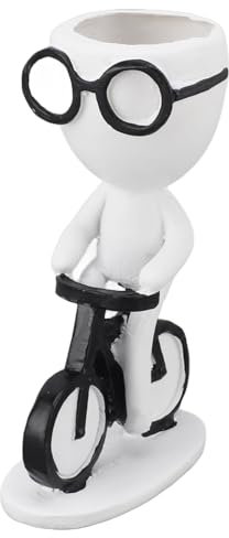 AKLOSIPY Pots Pl Mignons en Forme Humaine | Pot Humanoïde pour Plantes Succulentes | Jardinières de Cactus Déco pour Chambre à Coucher et Bureau | Ique Succulent Erpot (D)