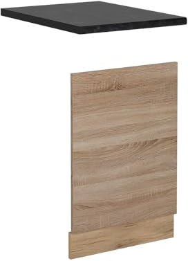 Vicco Pannello frontale per lavastoviglie R-Line, Sonoma, 45 cm, PL Antracite