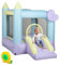 AIYAPLAY Castillo Hinchable con Soplador Castillo Inflable para Niños de 3-8 Años con Tobogán Área de Salto y Bolsa de Transporte para Interior y Exterior Multicolor
