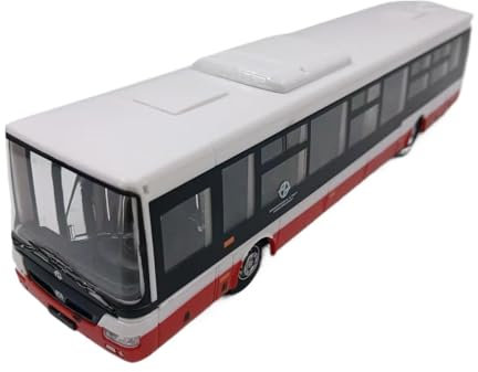Veicoli Proporzionali 1:43 Per Modello Di Autobus Ceco Rosso E Bianco Modello Di Auto In Lega Casa Spazio Mobiletto Per Vino Decorazioni Mini Modello Di Auto