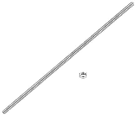sourcing map Asta completamente filettata da 5/16-18, 1 vite filettata lunga in acciaio inossidabile 304, lunghezza 30 cm, filettatura destra per montaggio di mobili