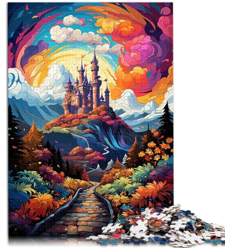 1000 Piece Jigsaw Puzzles for Adults The castle of Neuschwanstein Fun Games 26x38cm gifts for friends and family for teenager Age 14 Up