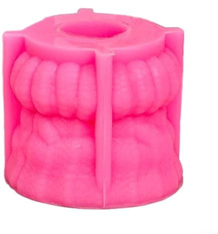 Crea le tue candele con questo modello in silicone per disegni di borse intrecciate (A)