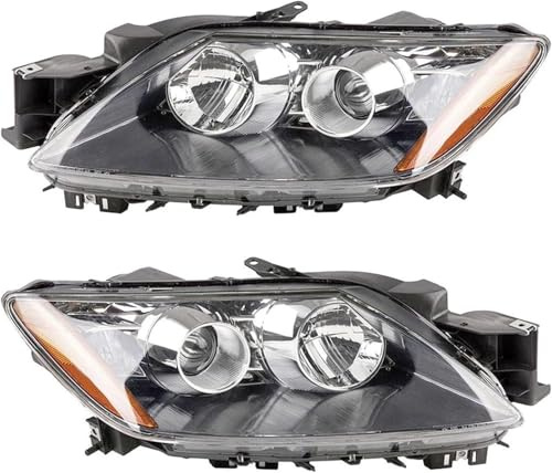 GERLJ Vorderlichter Scheinwerfer Montage für Mazda Für CX-7 Für CX7 2007-2014 Front Stoßstange Kopf Licht(Xenon)