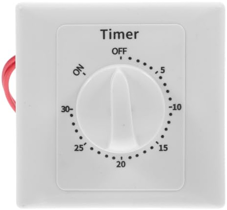 Baluue Countdown-Timer Für Innensteckdosen Digitale Zeitschaltuhr Steckdose Programmierbar Automatische Abschaltung Für Lampen Lüfter Und Wasserpumpen Energiesparend Für Haushalt Und Büro