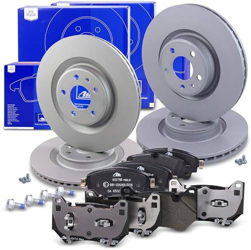 ATE Bremsenset inkl. Bremsscheiben vorne + hinten und Bremsbeläge vorne +
