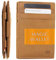 Garzini Portefeuille Magique Homme Cuir Véritable, 10 Fentes Cartes, Porte Carte RFID Protection, Portefeuille Minimaliste et Fin - Porte Feuille Homme, Couleur Camel Brown