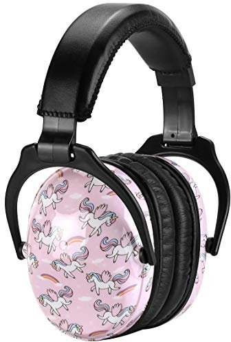ZOHAN 030 Casque Anti Bruit Enfant Facilement Réglable Pliable, Protection Auditive confortable avec Sac de Transport, SNR 25dB pour l’Autisme, TDAH, Feux d’Artifice, Concert, Licorne