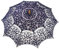 Tubayia Parasol en Dentelle pour Femme Bleu Roi