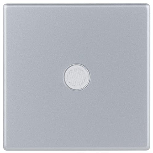 REV Quadro, Abdeckung für Kontrollschalter, Taster oder A/W-Schalter, silbern