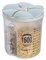 JMAHM Cereal Dispensers Tubs Food Storage Containers Pasta Airtight Clear Plastic with Multiple Spaces Calibration Keep Food Fresh Dry (1500ml / 3 Grid, Green)